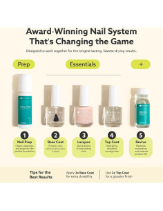 Dazzle Dry Base Coat 14.79 ml - Esmalte Secado Rápido No Tóxico 2