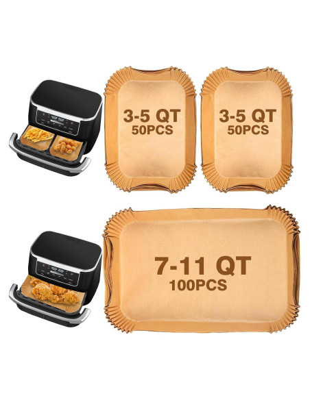 Forros desechables para freidora de aire SIUDANGKA 150 piezas