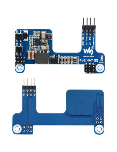 HAT PoE Waveshare para Raspberry Pi 3B+/4B, 5V 2.5A