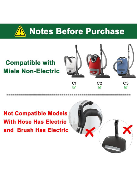 Tubo Telescópico de Metal EZ SPARES 35mm para Aspiradoras Miele