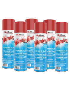 Limpiador de Vidrios Espumoso Windex 20 oz - 6 unidades