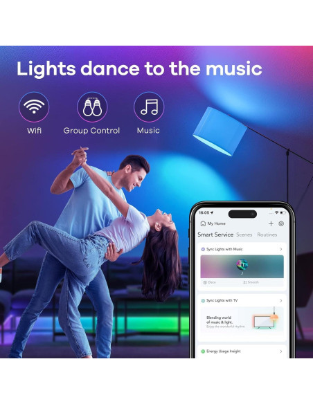 Bombillas Inteligentes Linkind Matter 4 unidades + Enchufe 2 unidades