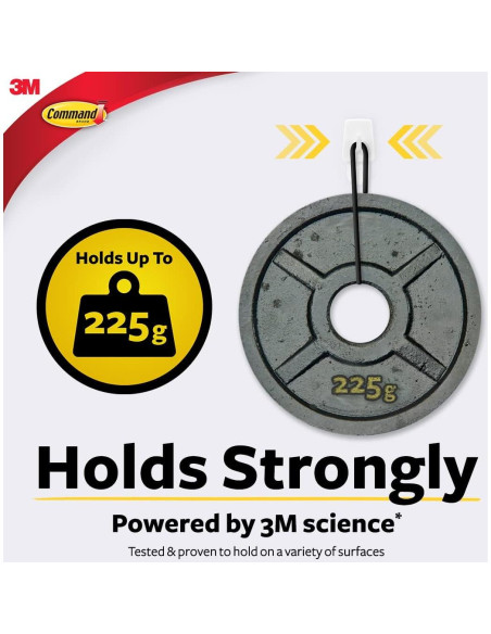 Ganchos Micro Command Blanco 3 Unidades 0.23 kg Colgantes