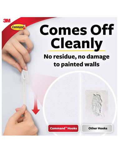 Ganchos Micro Command Blanco 3 Unidades 0.23 kg Colgantes