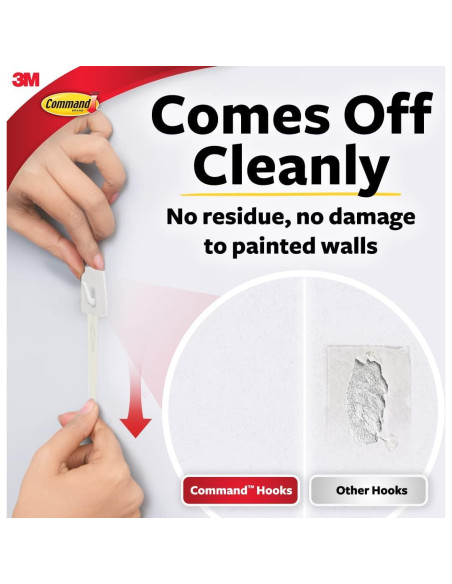 Ganchos Micro Command Blanco 3 Unidades 0.23 kg Colgantes