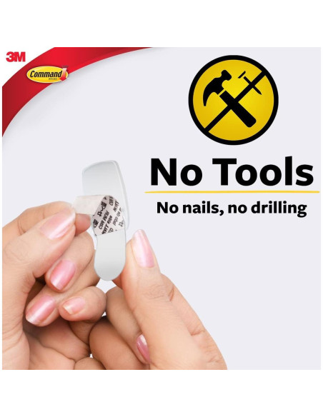 Ganchos Micro Command Blanco 3 Unidades 0.23 kg Colgantes