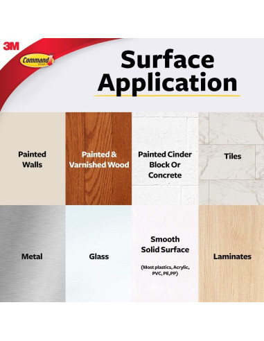 Ganchos Micro Command Blanco 3 Unidades 0.23 kg Colgantes