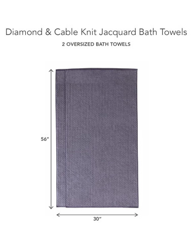 Conjunto de Toallas de Baño Texere 100% Algodón Orgánico 650 GSM