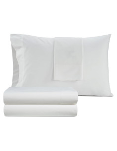 Juego de Sábanas Queen 100% Algodón Egipcio IZOD - Blanco