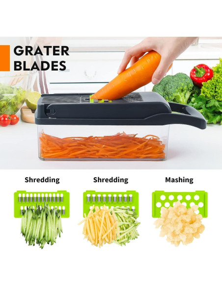 Picador de Verduras 16 en 1 Homely Good - Acero Inoxidable