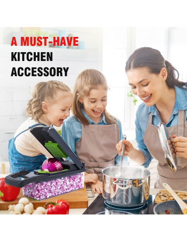 Picador de Verduras 16 en 1 Homely Good - Acero Inoxidable