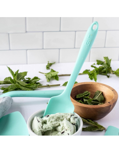 Espátula Cuchara GIR 28 cm Silicona Negra Resistente al Calor