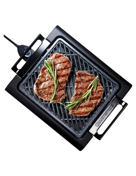 Parrilla eléctrica sin humo Granitestone 1500W 40.6x33cm