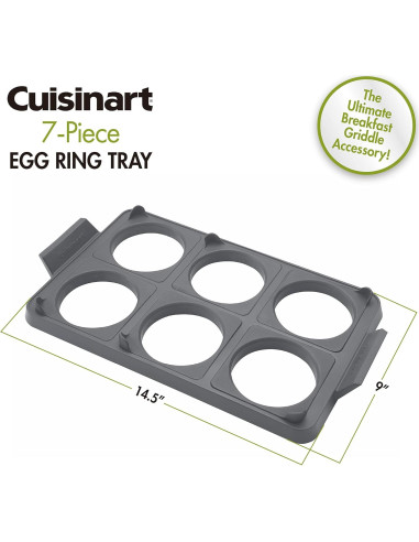 Bandeja de Anillos para Huevos Cuisinart CGR-600 7 Piezas