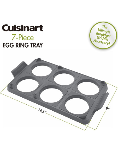 Bandeja de Anillos para Huevos Cuisinart CGR-600 7 Piezas