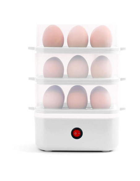 Cocedor de Huevos Eléctrico Yeatem ZDQ-1 para 18 Huevos