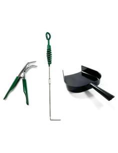 KAMaster Juego de Herramientas para Cenizas de Parrilla 3 Piezas