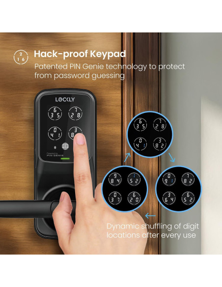 Cerradura Inteligente Lockly Secure Pro Wi-Fi con Huella 3D