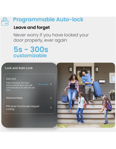 Cerradura Inteligente Lockly Secure Pro Wi-Fi con Huella 3D