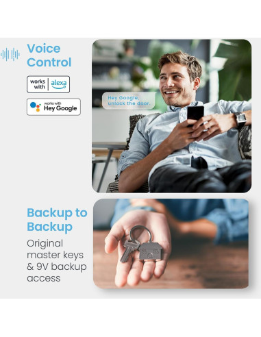 Cerradura Inteligente Lockly Secure Pro Wi-Fi con Huella 3D