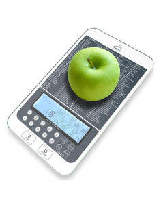 Balanza de Cocina Nutricional NutraTrack Mackie - 15 kg