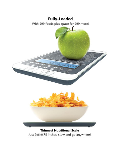 Balanza de Cocina Nutricional NutraTrack Mackie - 15 kg