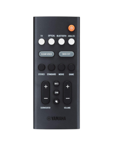 Barra de Sonido Yamaha SR-C20A Compacta con Subwoofer y Bluetooth