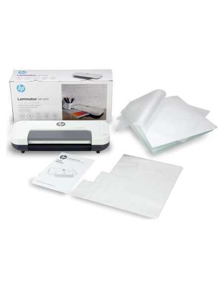 Laminadora Térmica Fría y Caliente Royal 23.37 cm con 100 Fundas