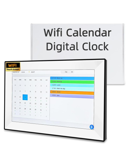 Calendario Digital YUYIALARM 10.1" Pantalla Táctil WiFi Calendario Digital YUYIALARM 10.1" Pantalla Táctil WiFi