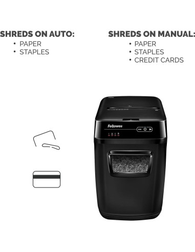 Trituradora Fellowes AutoMax 200M Micro-Corte 200 Hojas