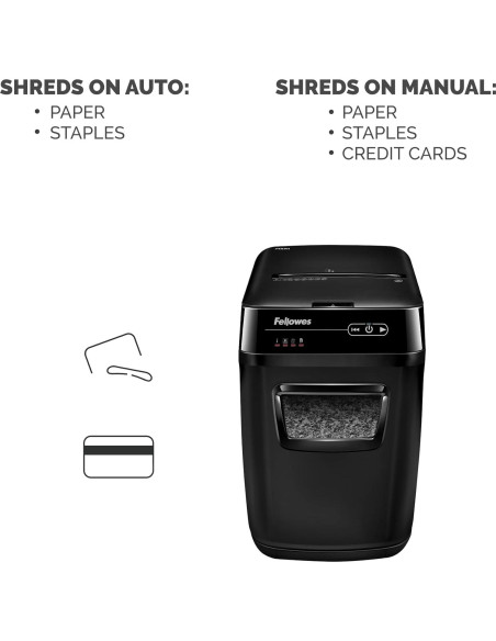 Trituradora Fellowes AutoMax 200M Micro-Corte 200 Hojas