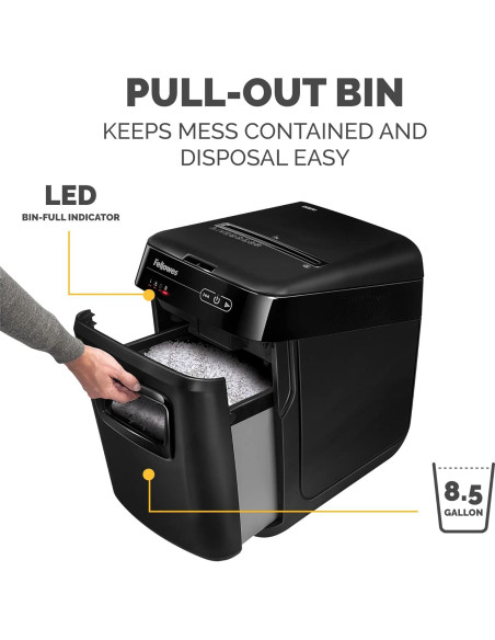 Trituradora Fellowes AutoMax 200M Micro-Corte 200 Hojas