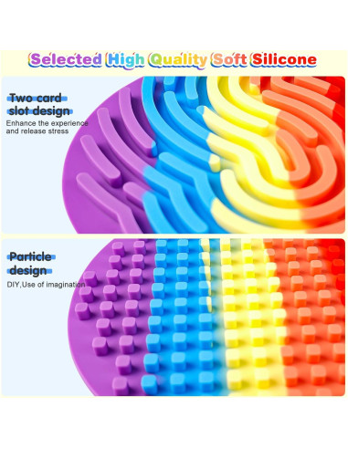 Tablero de Actividad Sensorial ABVSAB para Niños 3-10 Años