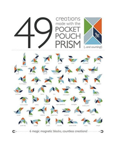 Juego de Bloques Magnéticos Tegu Floración 6 Piezas 15x8.9 cm