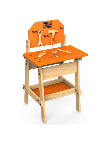 Banco de Trabajo Black & Decker para Niños con Herramientas de Madera