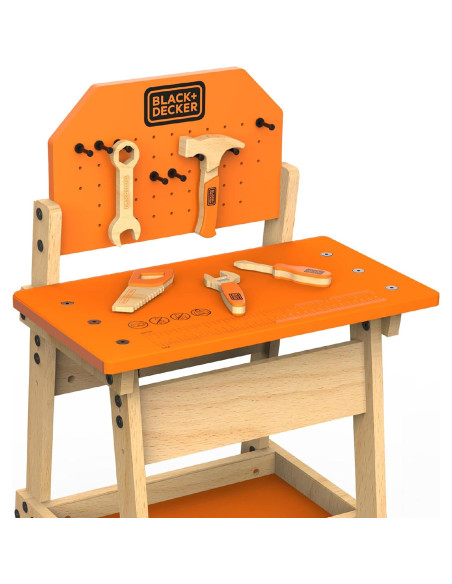 Banco de Trabajo Black & Decker para Niños con Herramientas de Madera