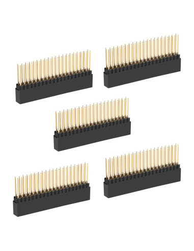 Conector hembra apilable 40 pines Treedix para Raspberry Pi - Paquete de 5