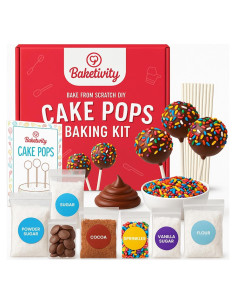 Kit de Horneado Cake Pop Baketivity para Niños - 10 Pops