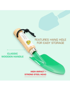 Mini Pala de Jardín Rugg para Niños con Mango de Madera 2