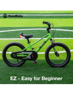 Bicicleta RoyalBaby Freestyle-EZ 16" Verde Doble Freno Mano 2
