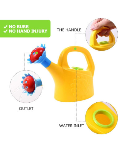 Regadera de Plástico para Niños NUOBESTY - 2 Piezas