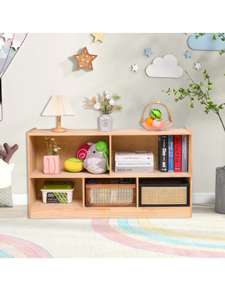 Armario de Almacenamiento Montessori FDHUIJIA 5 Secciones 113 cm