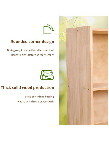 Armario de Almacenamiento Montessori FDHUIJIA 5 Secciones 113 cm