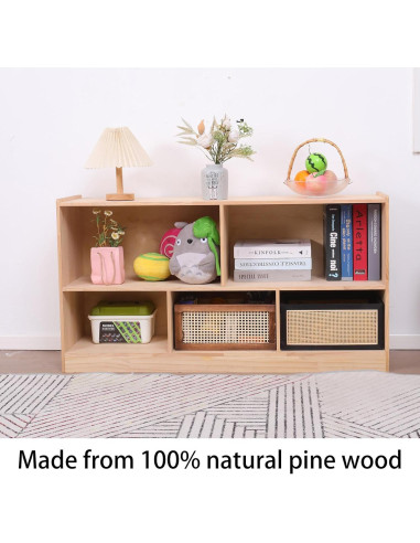 Armario de Almacenamiento Montessori FDHUIJIA 5 Secciones 113 cm