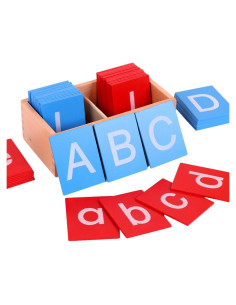 Tablero de Letras de Papel de Lija NOENNULL para Niños
