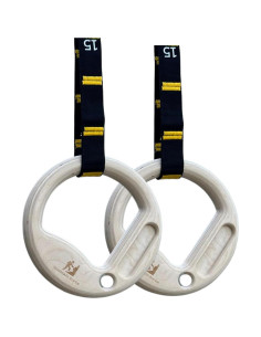 Anillas de Gimnasia de Madera Mountain Rocks 32mm con Tabla 2