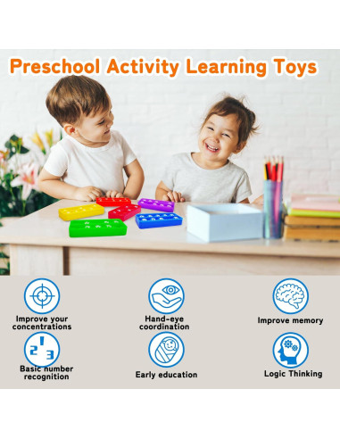 Tablero Pop Multicolor Anemeeoke - Juguete Sensorial Educativo