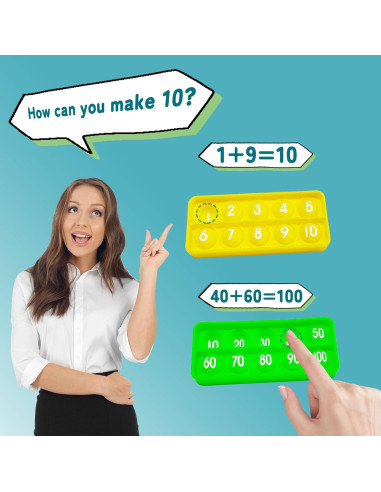 Tablero Pop Multicolor Anemeeoke - Juguete Sensorial Educativo