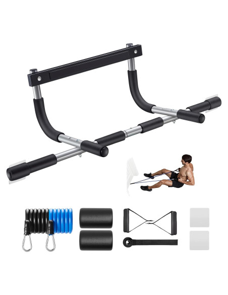 Barra de Dominadas Ally Peaks para Puerta - Soporta 199.58 kg