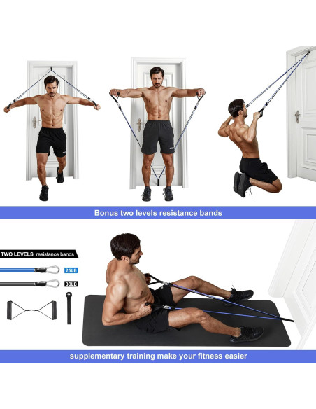 Barra de Dominadas Ally Peaks para Puerta - Soporta 199.58 kg